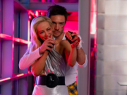 Actors Ed Westwick and Louise Linton